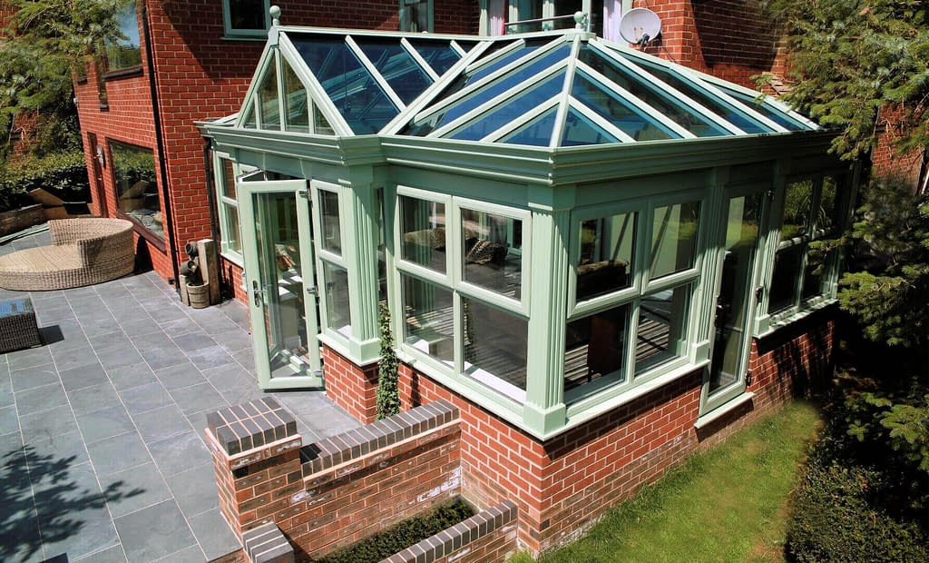 secure orangery installed by Emerald Home Improvements